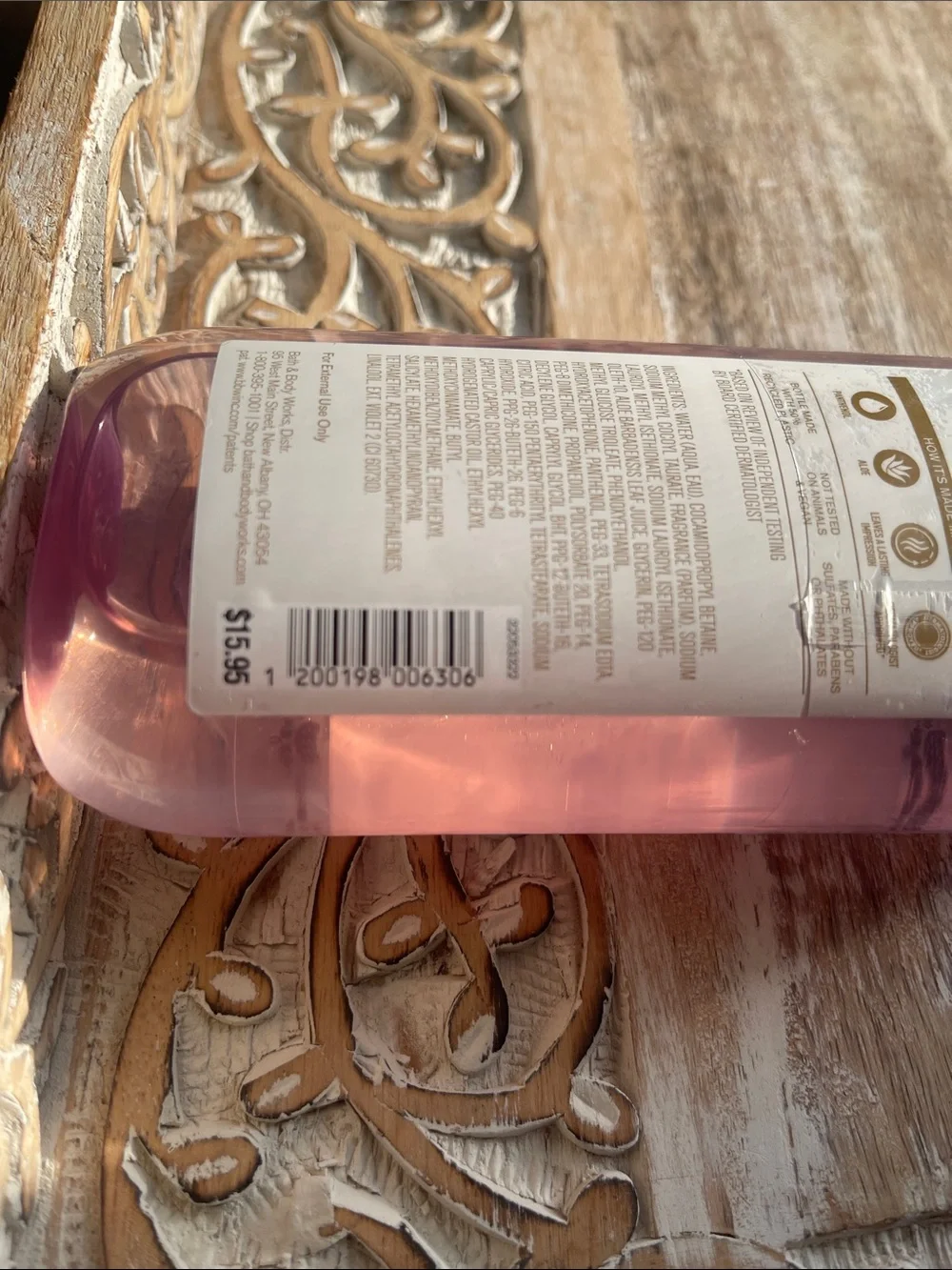 Bath & Body Works Wild Blackberry Jam Body Wash - Purple Pink Gradient